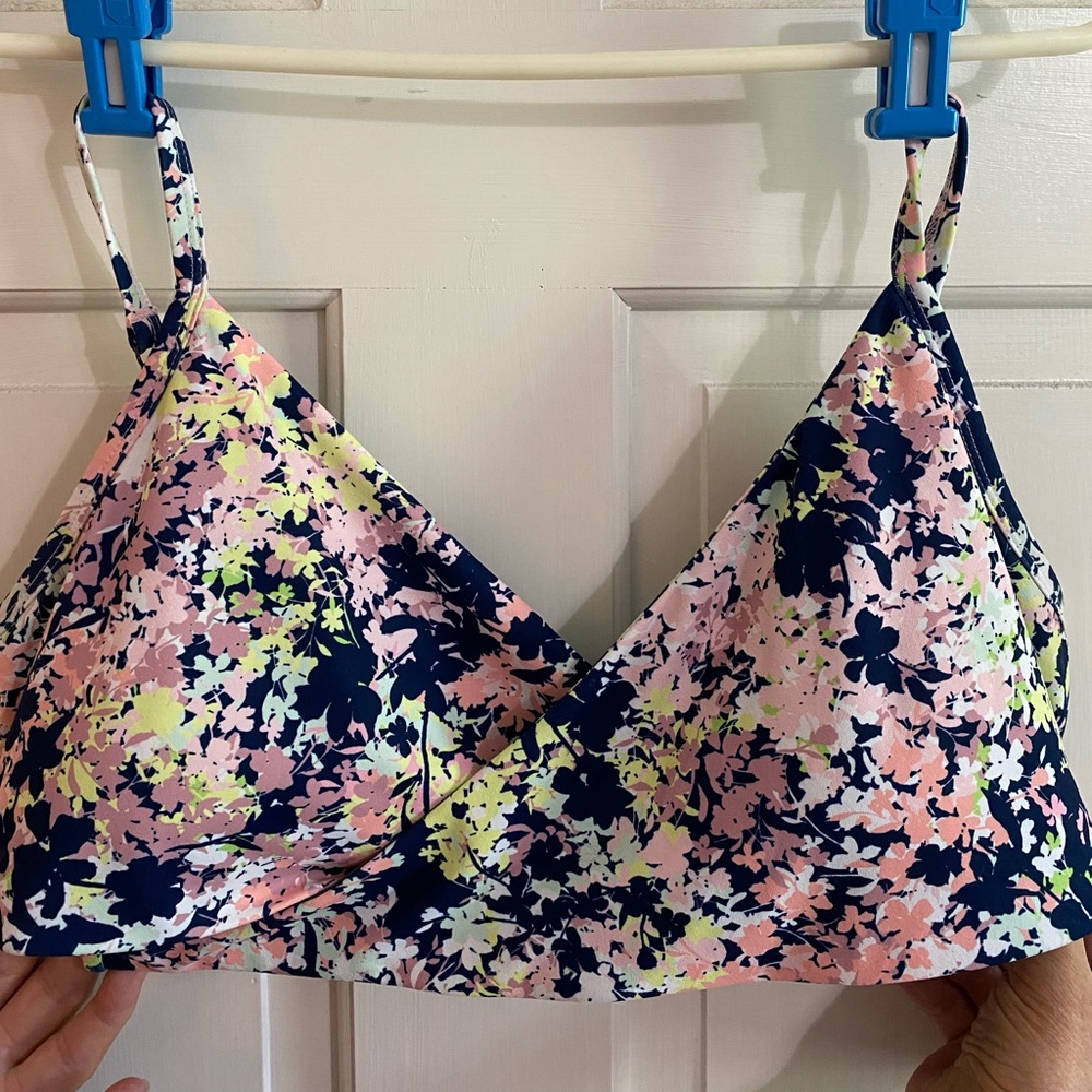 Fabletics Floral Wrap Sports Bra